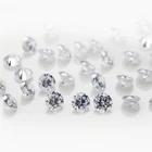 Wholesale loose round aaa cz stone synthetic cubic zirconia for jewelry making