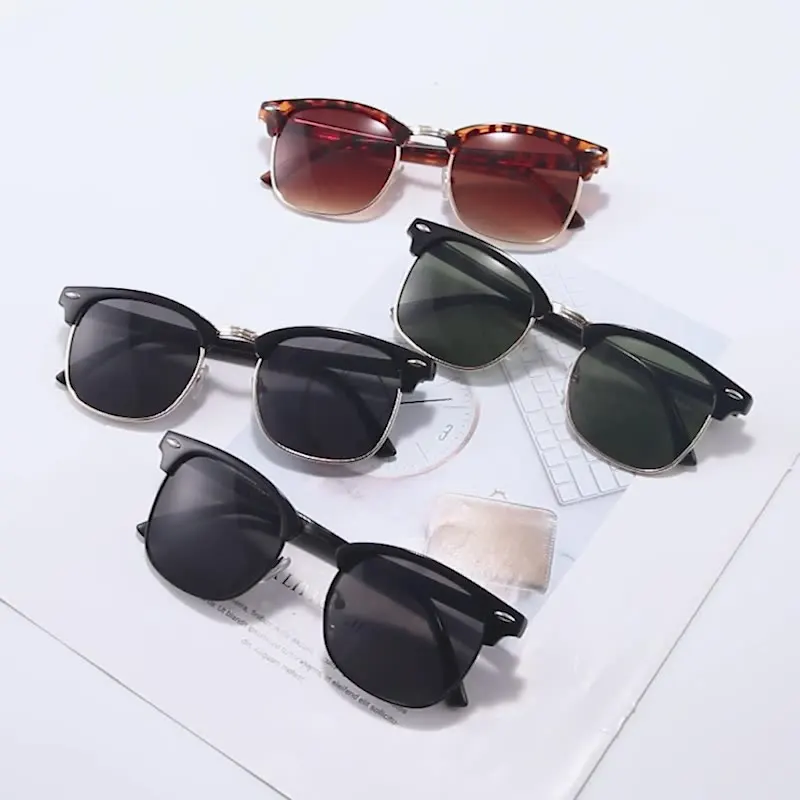 SKYWAY UV Protection Sunglasses Retro Semi Rimless Driving Sunglasses For Men And Women
SKYWAY UV Protection Sunglasses Retro Semi Rimless Driving Sunglasses For Men And Women