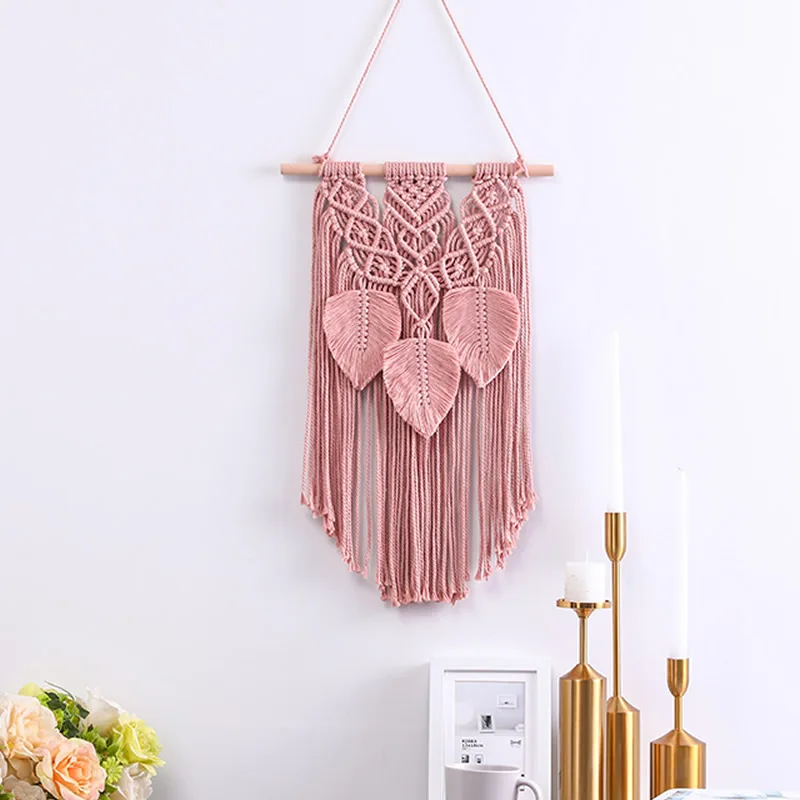 Colorful Macrame Woven Wall Hanging with Tassles Decor Modern Chic Cotton Wall Art Tapestry Decoration, Beige
Colorful Macrame Woven Wall Hanging with Tassles Decor Modern Chic Cotton Wall Art Tapestry Decoration, Beige