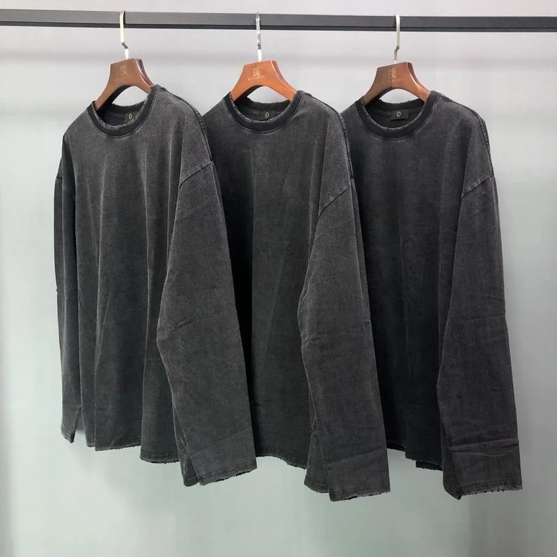 5505 Black FOG Street in stock Distressing Grey Ripped T-shirt Hip Hop Relaxed Long Sleeve Cotton Tee Streetwear
5505 Black FOG Street in stock Distressing Grey Ripped T-shirt Hip Hop Relaxed Long Sleeve Cotton Tee Streetwear