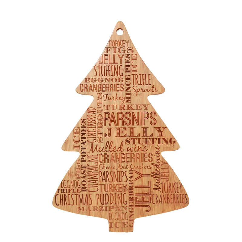 High Quality Custom Fun Shaped Wooden Kitchen Chopping Cutting Board for Christmas Gift
High Quality Custom Fun Shaped Wooden Kitchen Chopping Cutting Board for Christmas Gift