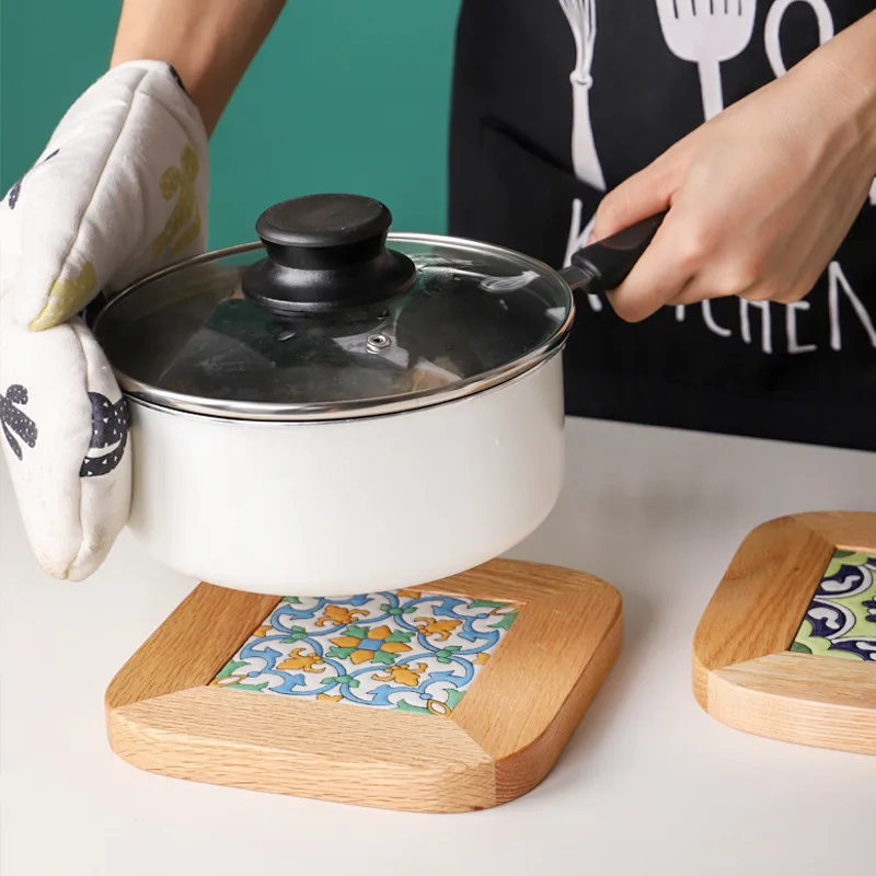 Original bamboo and wood antique tile insulation casserole mat creative kitchen mat with high temperature and heat resistance, Picture shows
Original bamboo and wood antique tile insulation casserole mat creative kitchen mat with high temperature and heat resistance, Picture shows