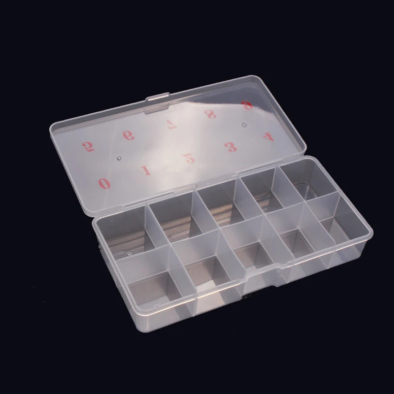 10-Cell Adjustable Transparent Plastic Small Parts Storage Jewelry Tools Beads Storage Nail Manicure Box
10-Cell Adjustable Transparent Plastic Small Parts Storage Jewelry Tools Beads Storage Nail Manicure Box