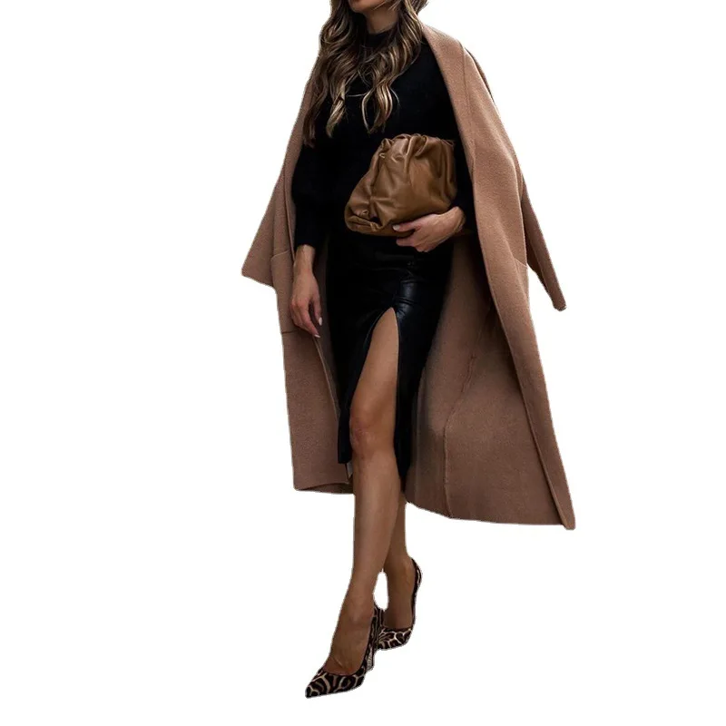 Winter new medium long Korean loose large size woolen coat lady, Leopard grain
Winter new medium long Korean loose large size woolen coat lady, Leopard grain
