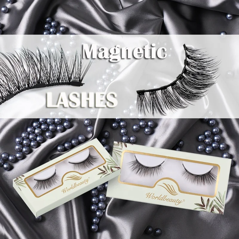 Worldbeauty vendor private label handmade false magnetic magnet eyelash, Natural black
Worldbeauty vendor private label handmade false magnetic magnet eyelash, Natural black