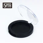 Plastic Cosmetic Packaging Round Empty Pressed Powder Compact Case