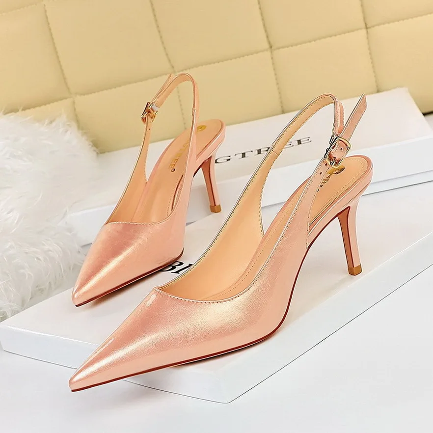 New Women High Heels Sandals With Buckle Gold Silver Wedding Shoes Large Size 43 Female Heels Sandal Shoes, Pink yellow white black silver
New Women High Heels Sandals With Buckle Gold Silver Wedding Shoes Large Size 43 Female Heels Sandal Shoes, Pink yellow white black silver