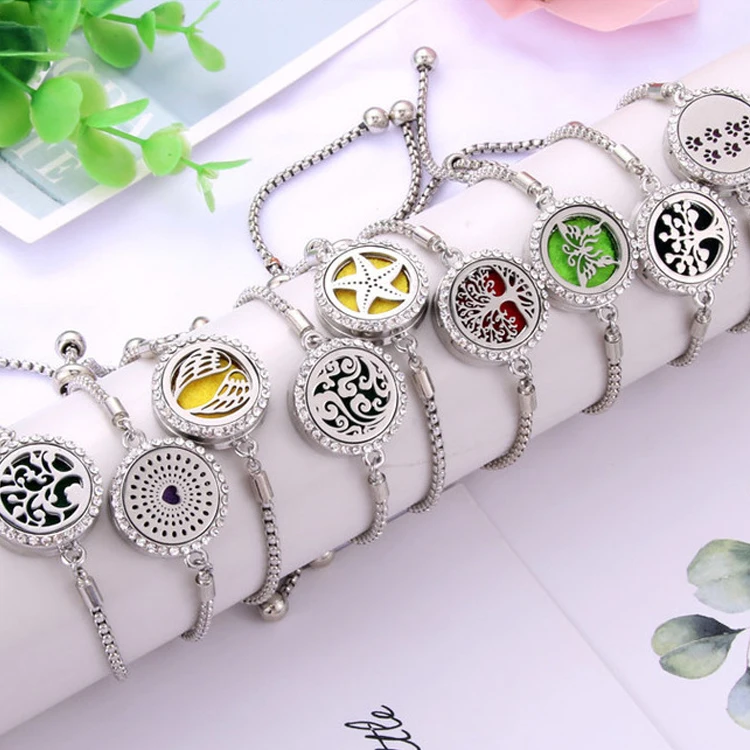 Adjustable Rhinestone Crystal Essential Oil Bracelet Diffuser Tree Of Life Fragrance Bracelet, Picture
Adjustable Rhinestone Crystal Essential Oil Bracelet Diffuser Tree Of Life Fragrance Bracelet, Picture