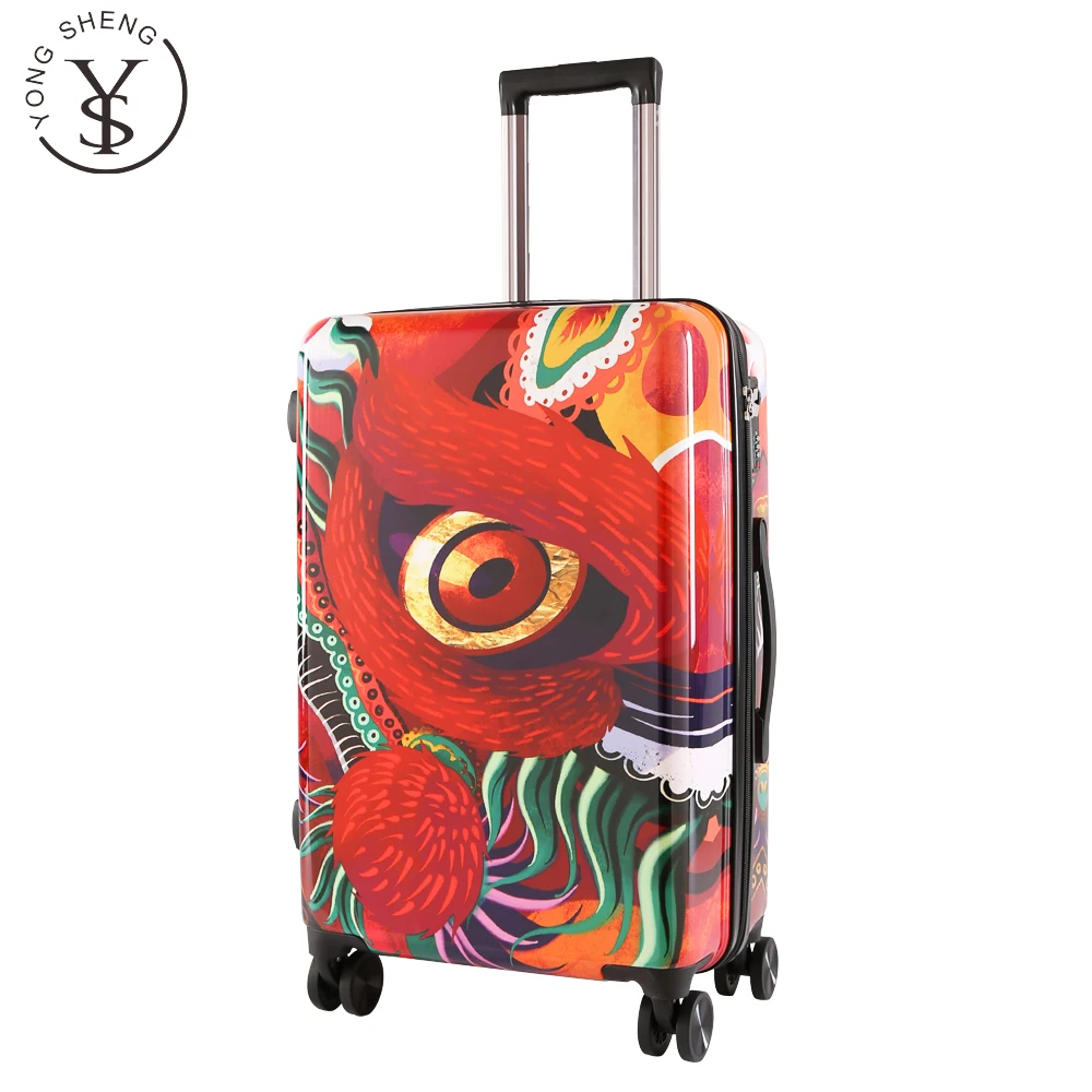Customized luggage Fashionable Huge Capacity trolley bag wheels suitcase luxury luggage with handle Equipaje, Lion red
Customized luggage Fashionable Huge Capacity trolley bag wheels suitcase luxury luggage with handle Equipaje, Lion red
