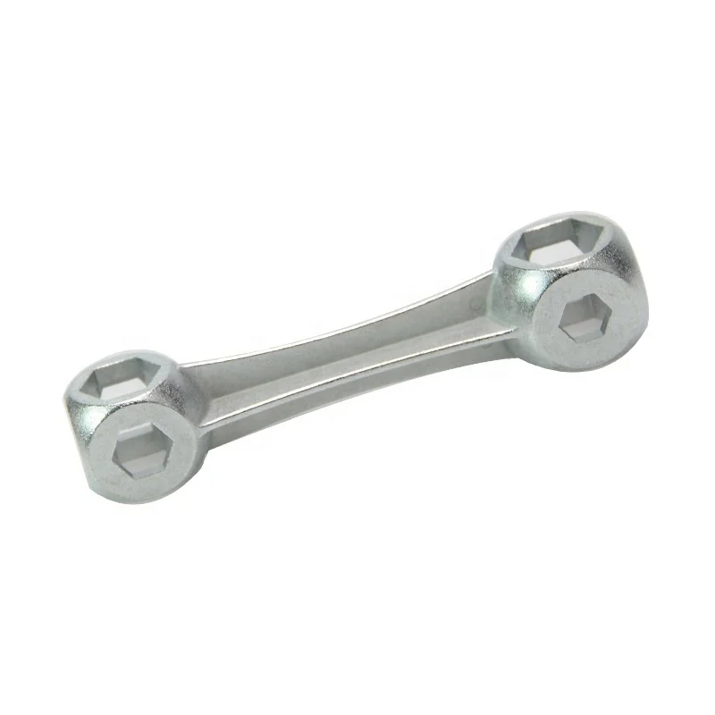 

6-15mm 10 in 1 Durable Bicycle Bike Repair Tool Dog Bone Shape Hexagon Wrench Accessory Repairment Tool, Silver