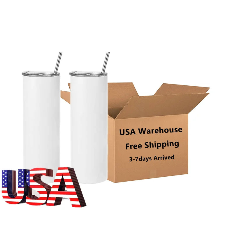 USA warehouse free shipping 20oz insulation vacuum stainless steel tumbler straight skinny sublimation Tumbler with Straw
USA warehouse free shipping 20oz insulation vacuum stainless steel tumbler straight skinny sublimation Tumbler with Straw