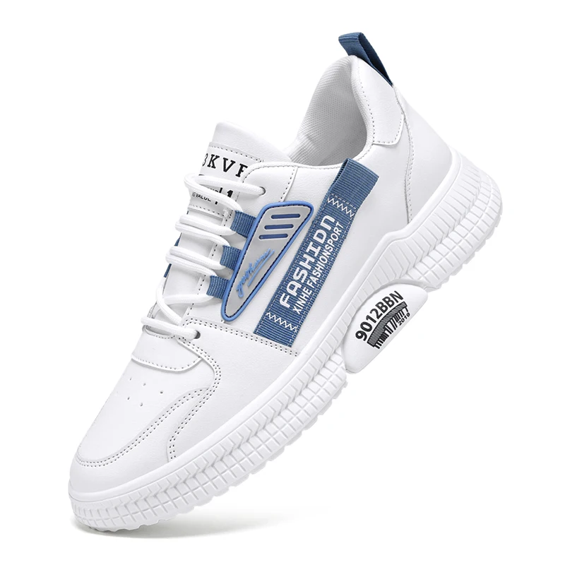 Factory Direct Sales New Trend Leather Mens Sport Casual Shoes, White black/white blue
Factory Direct Sales New Trend Leather Mens Sport Casual Shoes, White black/white blue