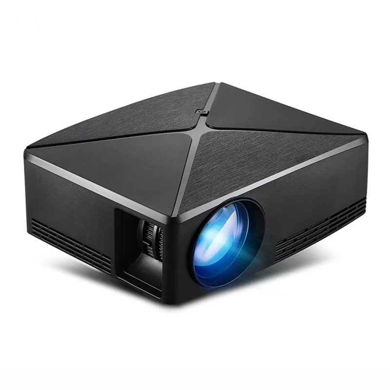 

Full HD Mini Smart Projector C80 1080P LED Multimedia Home Theater with HD USB AV for Movie Video Game outdoor activity