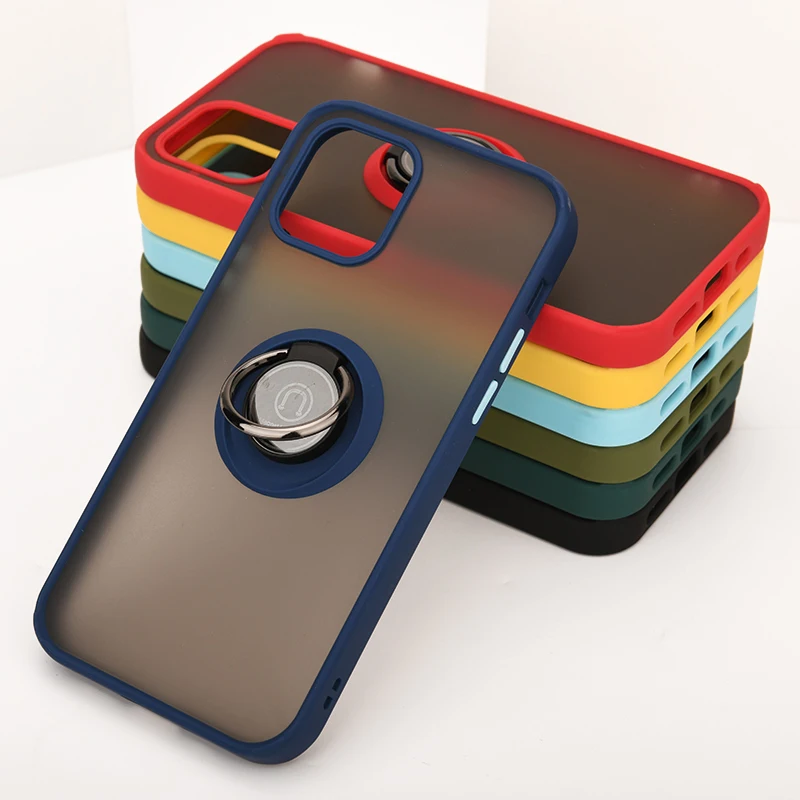 Ring Kickstand Back Transparent Frosted Mobile Phone Cover For iPhone Shockproof Case, Blue/pink/yellow/red/black/navy blue/brown/green/gray/dark green
Ring Kickstand Back Transparent Frosted Mobile Phone Cover For iPhone Shockproof Case, Blue/pink/yellow/red/black/navy blue/brown/green/gray/dark green