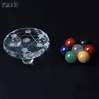 7 Piece Gems Crystal Balls Chakra Stone Healing Balls Spheres set for Yoga Meditation