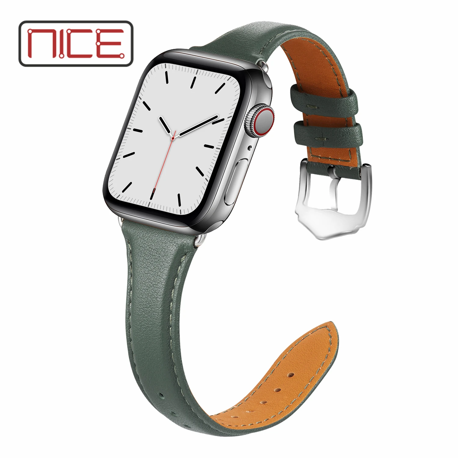 Genuine Leather Apple Watch Bands For 38mm 40mm 42mm 44mm, Top Grain Slim&thin Leather Bands for iWatch SE Series 6/5/4/3/2/1, Optional
Genuine Leather Apple Watch Bands For 38mm 40mm 42mm 44mm, Top Grain Slim&thin Leather Bands for iWatch SE Series 6/5/4/3/2/1, Optional
