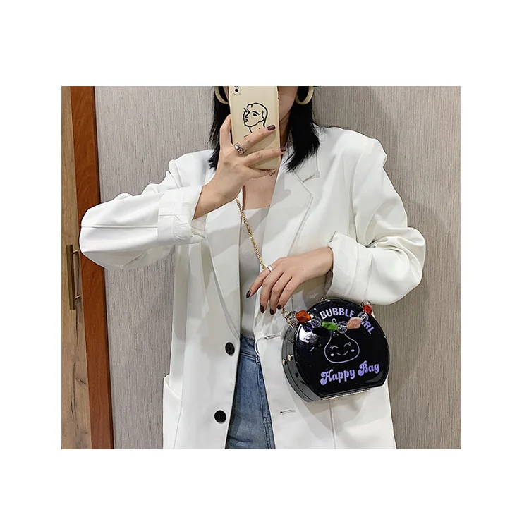 2021 New Design Jelly Handbag Candy Color Messenger Bag Ladies Customized Logo PVC Small Crossbody Bag for Women, Black / red / pink / blue / fluorescent green / green / yellow/ purple
2021 New Design Jelly Handbag Candy Color Messenger Bag Ladies Customized Logo PVC Small Crossbody Bag for Women, Black / red / pink / blue / fluorescent green / green / yellow/ purple