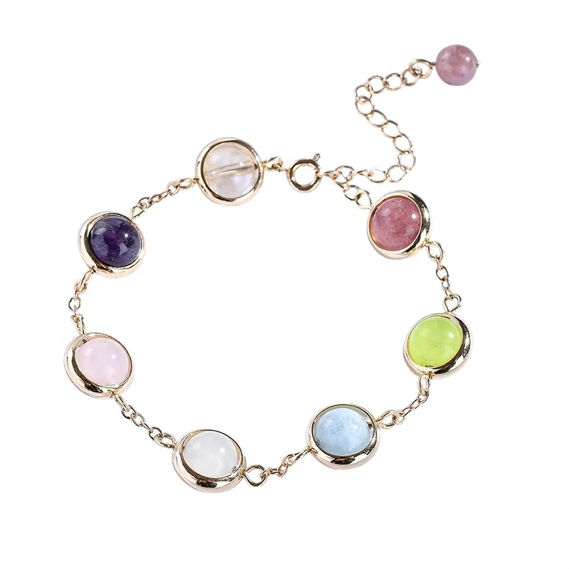 Strawberry Crystal Transfer Beads Women's Bracelet Sen Sweet Crystal Bracelet, As the picture shows
Strawberry Crystal Transfer Beads Women's Bracelet Sen Sweet Crystal Bracelet, As the picture shows