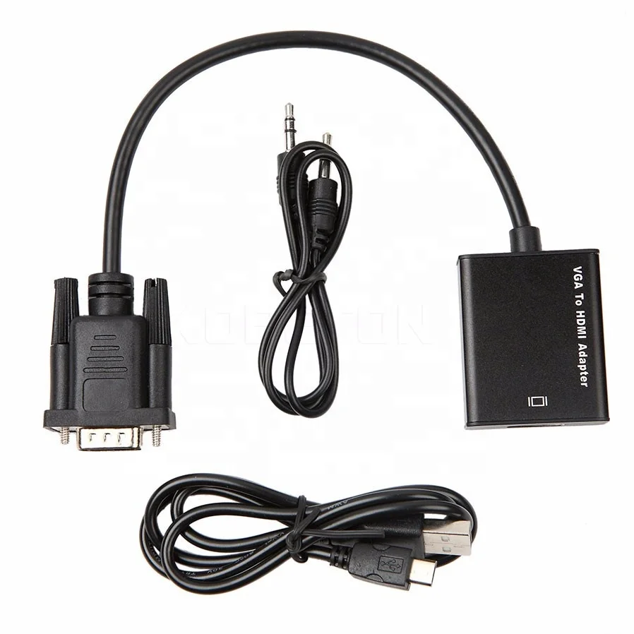 20cm Male to Female VGA to HDMI Adapter Converter with Audio for Computer HDTV Laptop PC Monitor Projector
20cm Male to Female VGA to HDMI Adapter Converter with Audio for Computer HDTV Laptop PC Monitor Projector