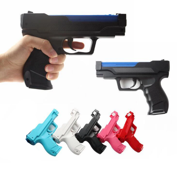 Light Gun Pistol Handle Shooting Game for Wii Remote Controller Games, White, pink, red, blue, black
Light Gun Pistol Handle Shooting Game for Wii Remote Controller Games, White, pink, red, blue, black