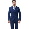 Plastic plus size solid color formal bespoke suit tailoring accessories wedding set for men suits 3 pieces with low price