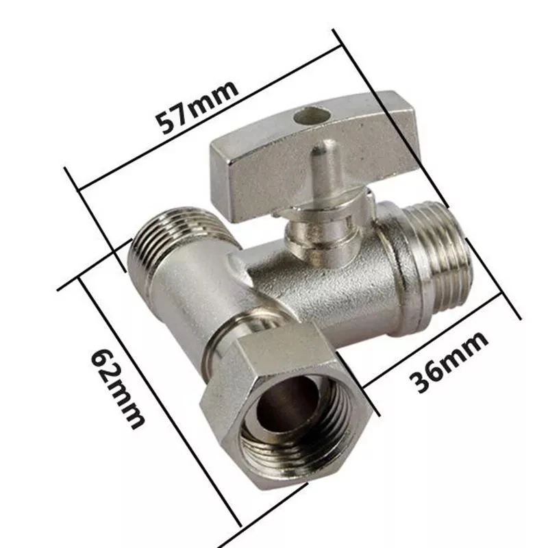 1/2'' BSP Male to Male to Female Tee Type Brass Plated Loose Joint Ball Valve Thick Pipe Fitting Connector for Water Faucet
1/2'' BSP Male to Male to Female Tee Type Brass Plated Loose Joint Ball Valve Thick Pipe Fitting Connector for Water Faucet
