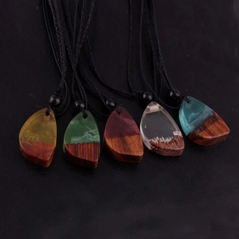 Wood And Resin Pendant Necklace Water Drop Design Resin Arabic Necklace Custom Resin Necklace, Mixed color
Wood And Resin Pendant Necklace Water Drop Design Resin Arabic Necklace Custom Resin Necklace, Mixed color