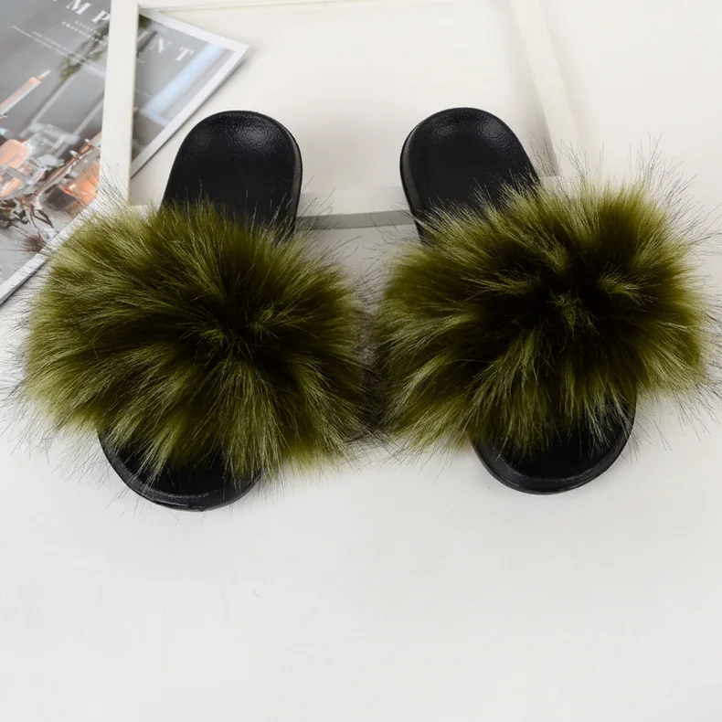 women fluffy faux fur sandal faux fur slides wholesale fur slippers, Customized color
women fluffy faux fur sandal faux fur slides wholesale fur slippers, Customized color