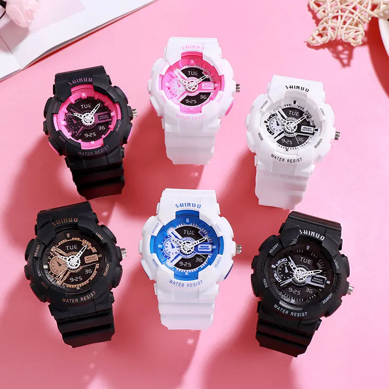 Explosive trendy male and female couples big dial silicone sports electronic quartz watch
Explosive trendy male and female couples big dial silicone sports electronic quartz watch