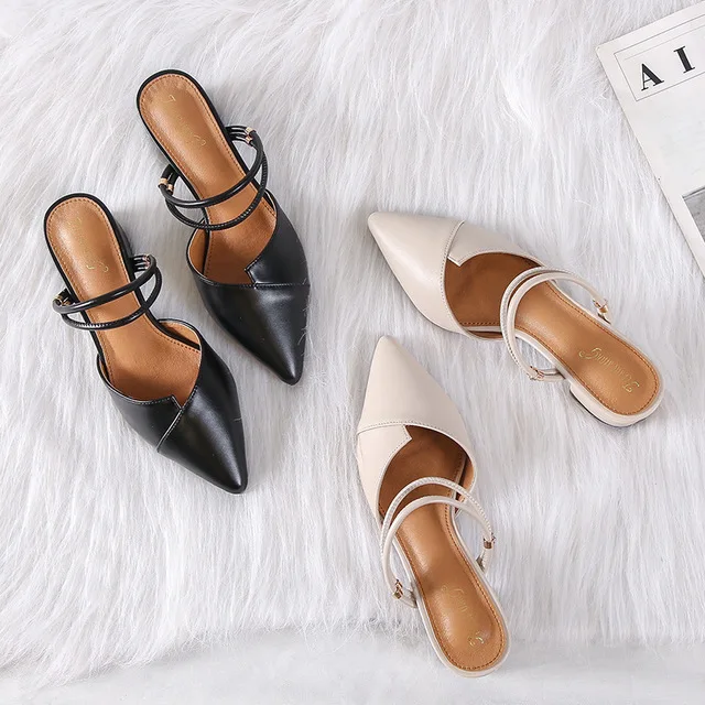 pointed toe patchwork sandals women low heeled flip flops double narrow band slippers women two ways wear summer slides shoes
pointed toe patchwork sandals women low heeled flip flops double narrow band slippers women two ways wear summer slides shoes