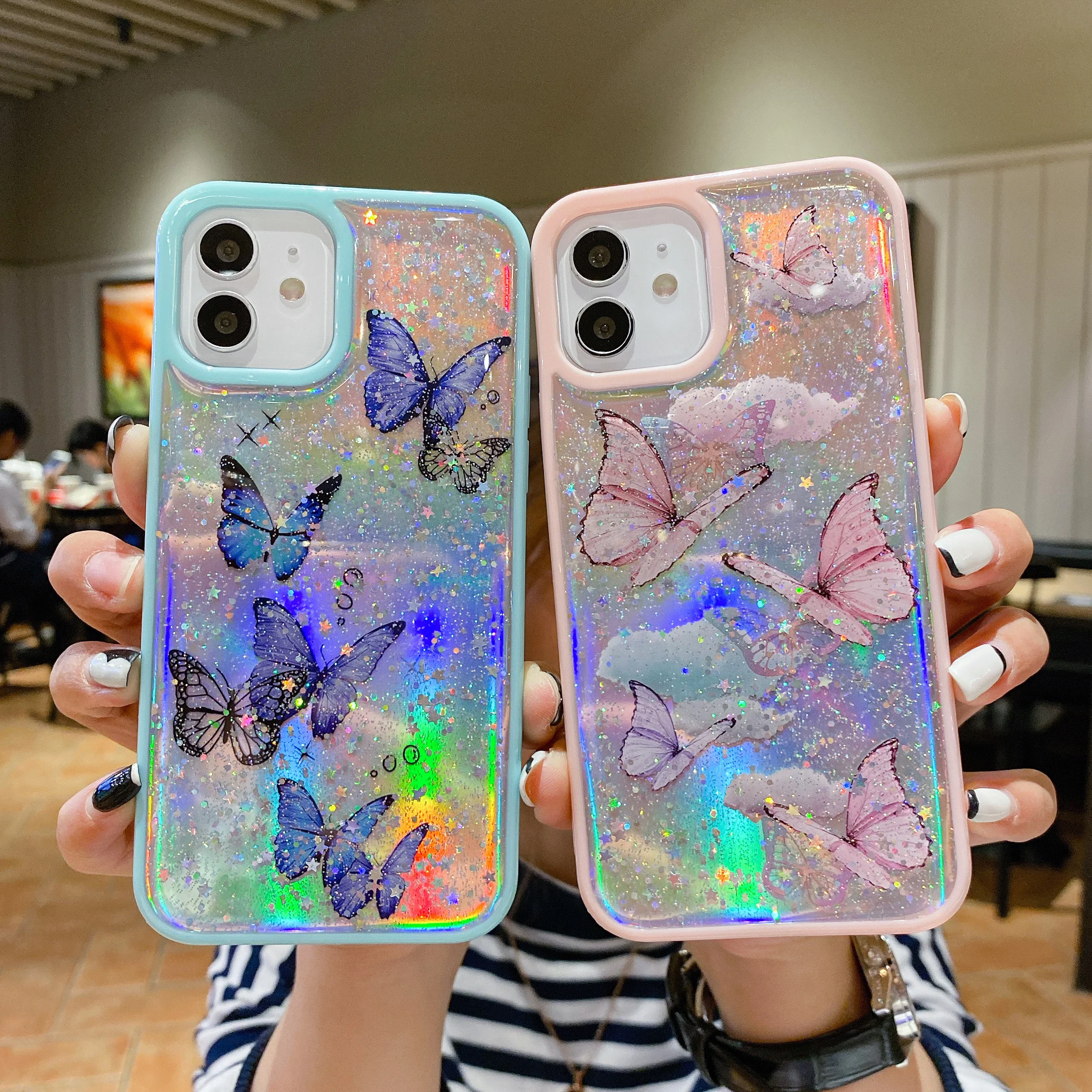 Laser phone case Butterfly Case for Iphone 11 12 Pro Max in stock on sale, More colors
Laser phone case Butterfly Case for Iphone 11 12 Pro Max in stock on sale, More colors