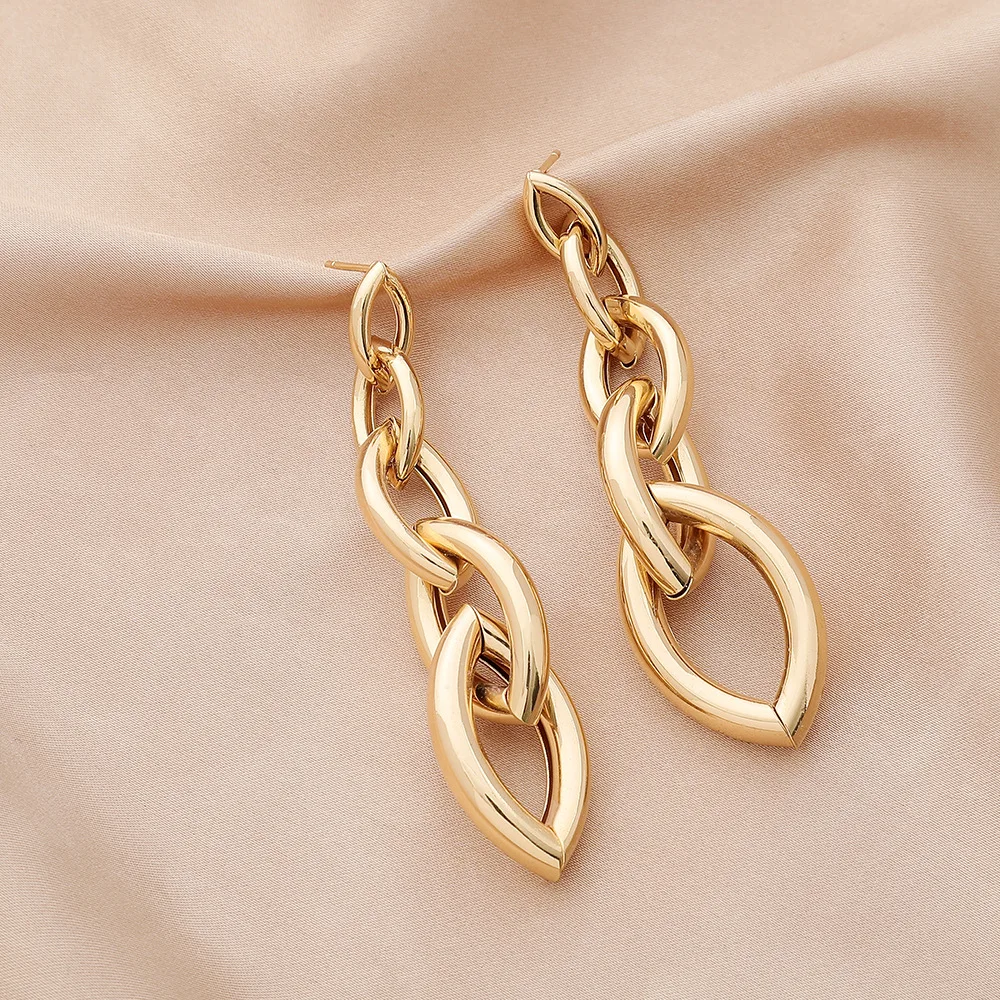 Punk fashion long hollow metal geometric earrings simple personality temperament INS trend earrings
Punk fashion long hollow metal geometric earrings simple personality temperament INS trend earrings