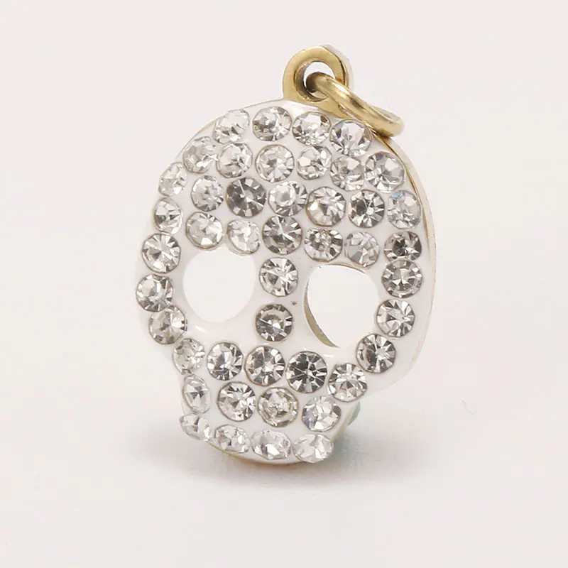 Punk Style Stainless Steel Gold Plated Zircon Skull Shaped Diamond Crystal Pendants For Necklace Men
Punk Style Stainless Steel Gold Plated Zircon Skull Shaped Diamond Crystal Pendants For Necklace Men