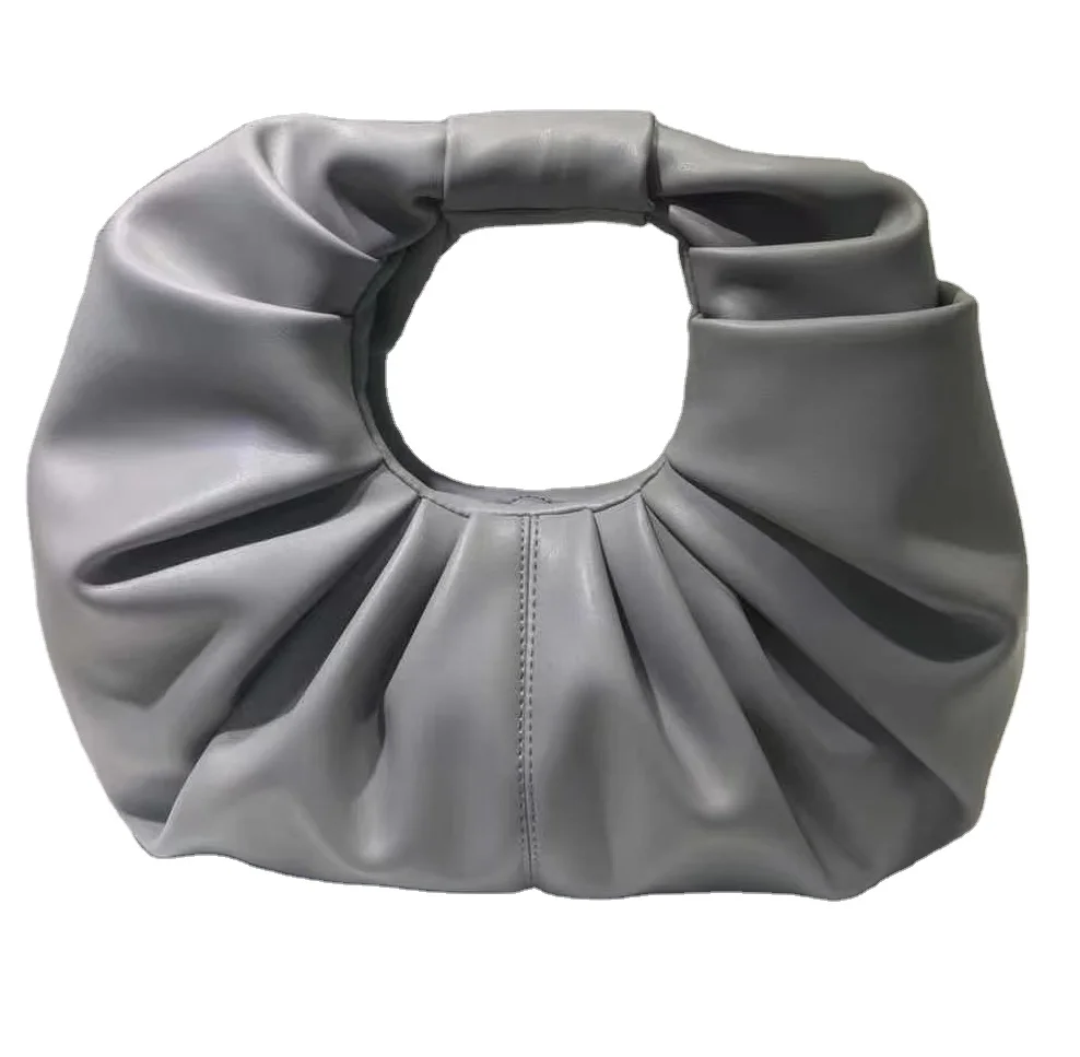 2022 Women Faux Leather Ruffle Ruched Handbag Elegant Handbag Half Moon Shaped Spring Purse Bags for women
2022 Women Faux Leather Ruffle Ruched Handbag Elegant Handbag Half Moon Shaped Spring Purse Bags for women