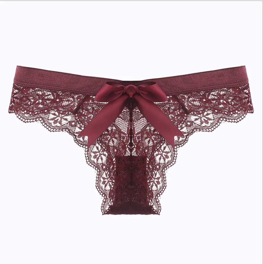 Factory directly underwear panties women Lace Sexy G-string with bow Sexy T-back Thong panties for women
Factory directly underwear panties women Lace Sexy G-string with bow Sexy T-back Thong panties for women