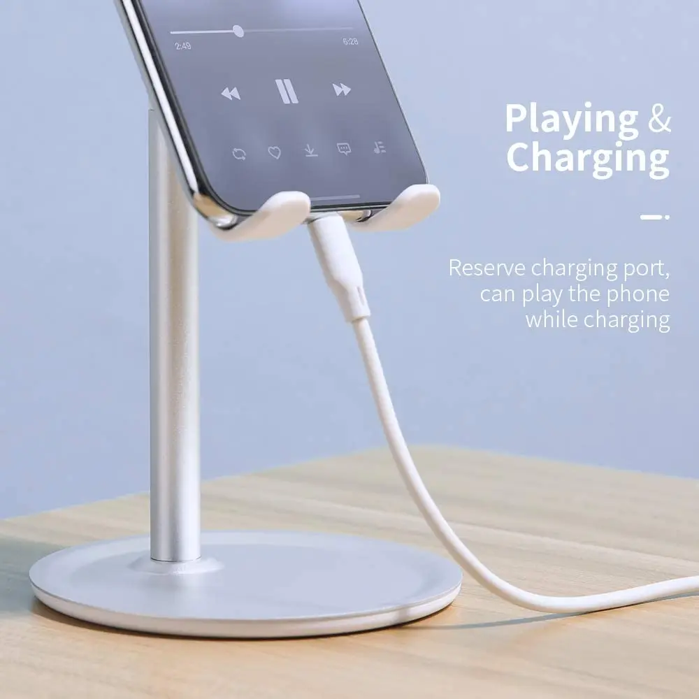 Desktop Phone and Tablet Holder Stand TAIWORLD Phone Holder Stand for Desktop Adjustable Angle Universal Tablet Phone
Desktop Phone and Tablet Holder Stand TAIWORLD Phone Holder Stand for Desktop Adjustable Angle Universal Tablet Phone