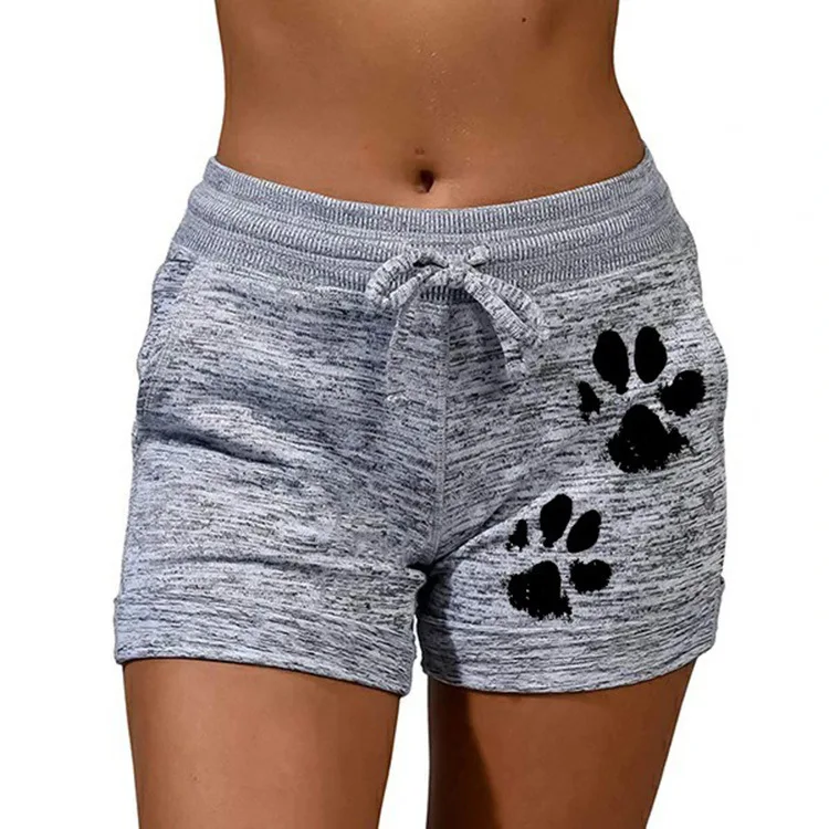 Woman Shorts Women High Waist Cats Claw Print Drawstring Quick Dry Elastic Sports Shorts Women's Clothing
Woman Shorts Women High Waist Cats Claw Print Drawstring Quick Dry Elastic Sports Shorts Women's Clothing