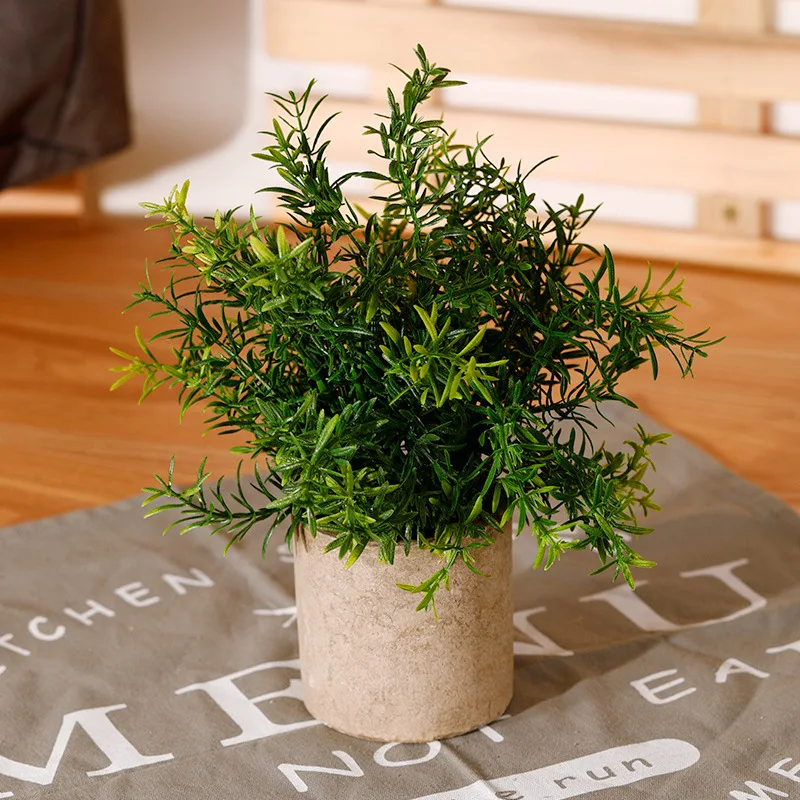 A Artificial Plants Potted Faux Fakes Mini Plants For Home