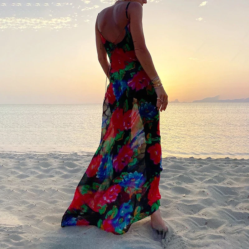 Slash Neck High Waist Sleeveless Women Maxi Dress Lady Printed Summer Dresses Casual Clothing Beach Dress, Black
Slash Neck High Waist Sleeveless Women Maxi Dress Lady Printed Summer Dresses Casual Clothing Beach Dress, Black