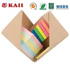 KAII Foldable Cube Box Sticky Memo Notes Set With Pen Holder Promotion Gift