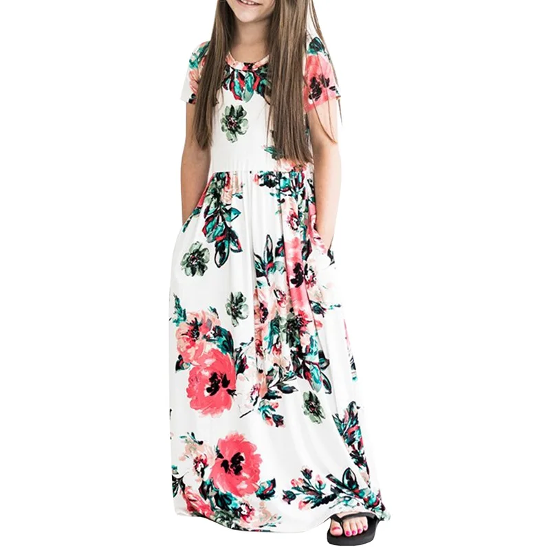 girls' dresses flower girls' dresses 3-10 years girl short-sleeved collar Children's clothing summer, As photo
girls' dresses flower girls' dresses 3-10 years girl short-sleeved collar Children's clothing summer, As photo