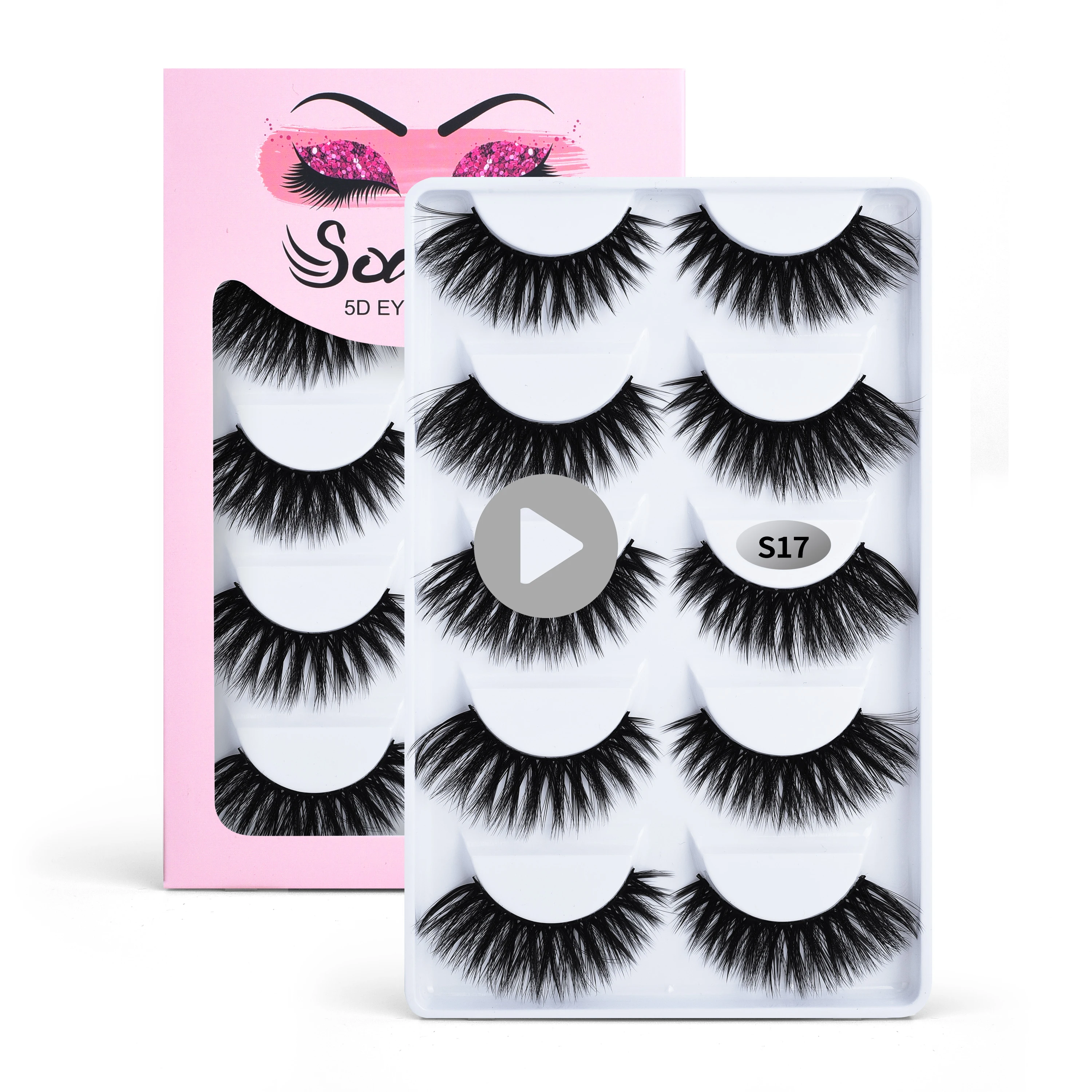 Factory price 5d mink eyelashes vendor eye lashes private label 5d mink lashes with custom packaging, Black
Factory price 5d mink eyelashes vendor eye lashes private label 5d mink lashes with custom packaging, Black