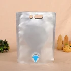 Customised Reusable Aluminum Foil bag in box red wine valve Spouted Bags