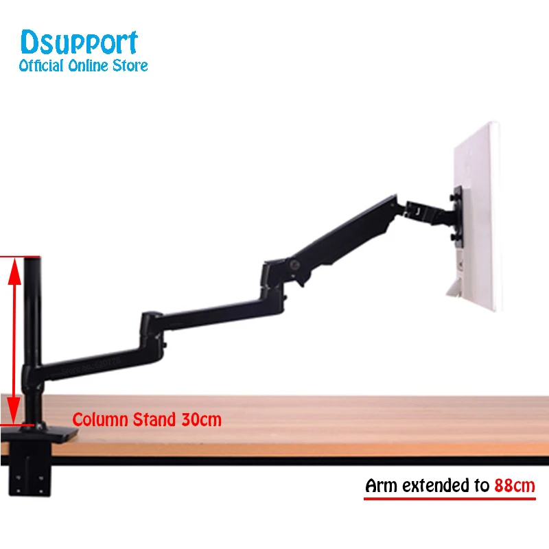 xsj8013-300 Aluminum Full Motion Free Lifting Ultra Long Arm 10-32 inch LED LCD Monitor Holder Lengthen Monitor Mount Bracket, Silver, black,
xsj8013-300 Aluminum Full Motion Free Lifting Ultra Long Arm 10-32 inch LED LCD Monitor Holder Lengthen Monitor Mount Bracket, Silver, black,