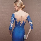 Mermaid satin prom dresses women evening dresses 2019