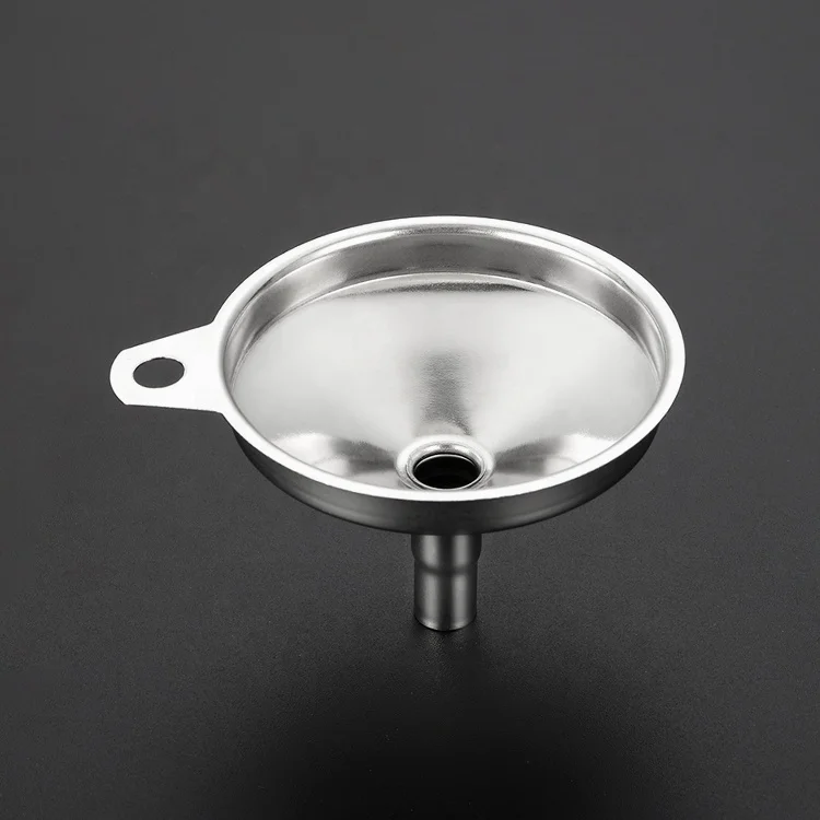 High quality filter liquid and powder conveying food grade 304 stainless steel kitchen funnel, Silver
High quality filter liquid and powder conveying food grade 304 stainless steel kitchen funnel, Silver