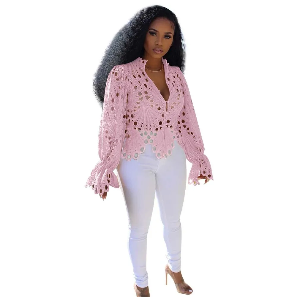 2022 New Arrivals Long Sleeve hollow out shirt Blouse Ladies Crop Top Sexy Casual Shirt going out tops
2022 New Arrivals Long Sleeve hollow out shirt Blouse Ladies Crop Top Sexy Casual Shirt going out tops