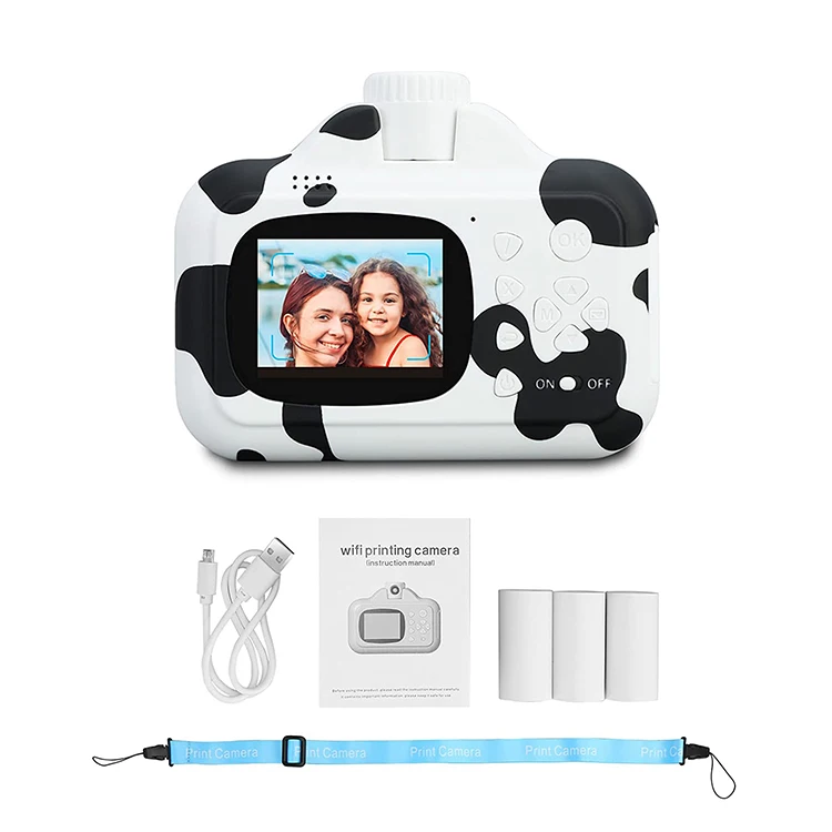 2-in-1 Instant Print Camera 2.4 Inch Screen Rechargeable Portable Kids Mini Video Camera
2-in-1 Instant Print Camera 2.4 Inch Screen Rechargeable Portable Kids Mini Video Camera