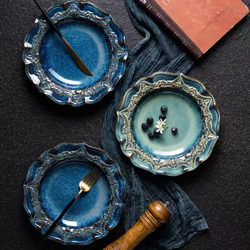 HY Luxury Plates Set Custom Restaurant Plates Dinnerware Ceramic Dinner Plates
HY Luxury Plates Set Custom Restaurant Plates Dinnerware Ceramic Dinner Plates