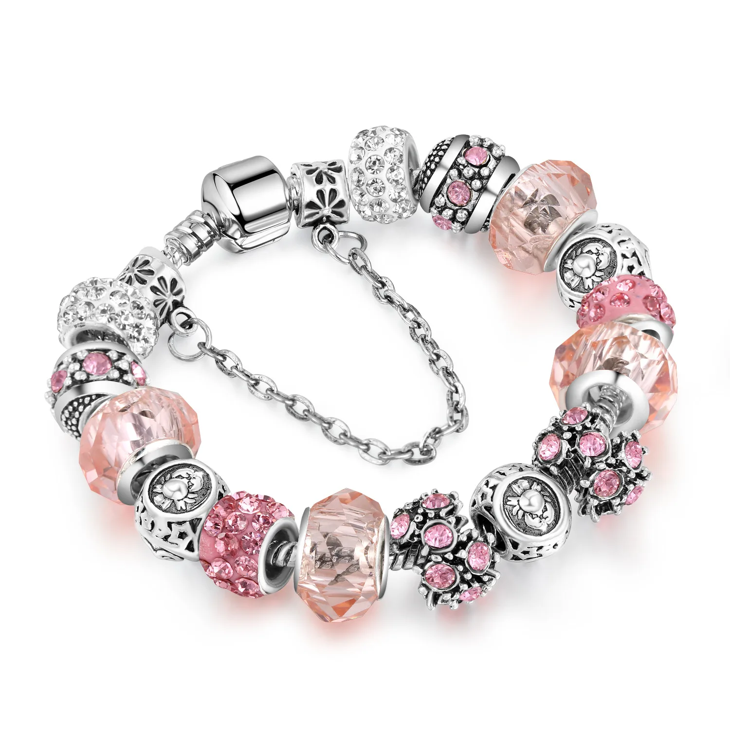 European Hot Selling Astrology 12 Zodiac Sign Snake Chain Bracelet DIY Glass Crystal Beads Zodiac Charm Bracelet Women Gift
European Hot Selling Astrology 12 Zodiac Sign Snake Chain Bracelet DIY Glass Crystal Beads Zodiac Charm Bracelet Women Gift